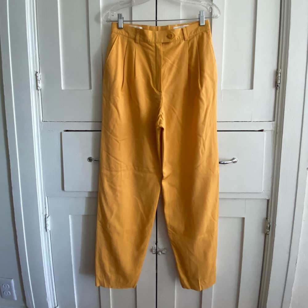 Vintage Escada mango wool trousers